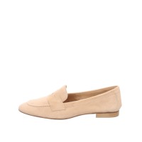 Gero Mure Loafer in Nude Velour