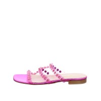 Gero Mure Pantolette Pink Strass